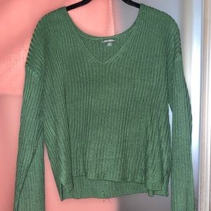 Comfy and cute green sweater
